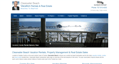 Desktop Screenshot of clearwaterbeachsales.com